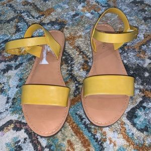 Mustard sandals
